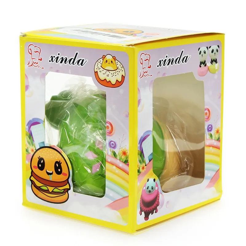 2 цвета Новый Xinda Squishys кактус завод 11 см мягкий медленно растет с упаковочной