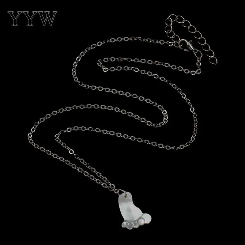 YYW натуральная белая раковина ювелирные изделия подвеска висячие серьги женские