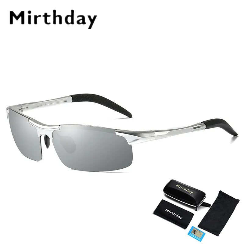 Mirthday HD очки ночного видения мужские Поляризованные антибликовые линзы алюминиево-магниевые желтые солнцезащитные очки для ночного видения очки для вождения - Цвет линз: C10