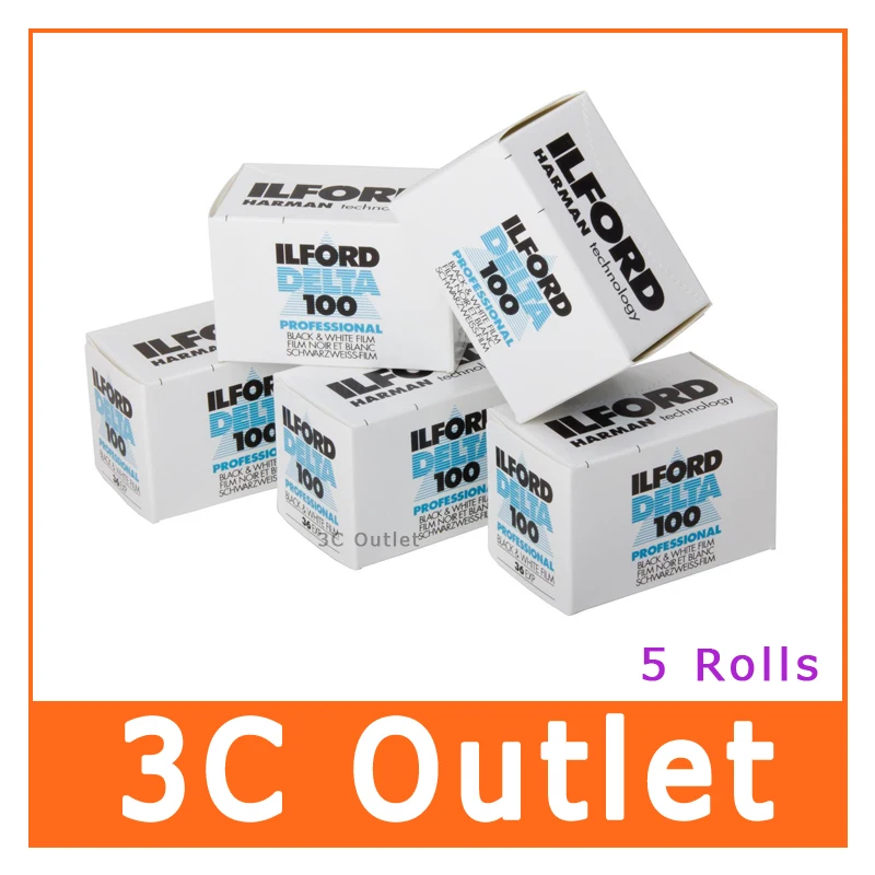 Ilford Delta 100 Пленка 135 мм черная и белая технология Harman|Фотоплёнка| |