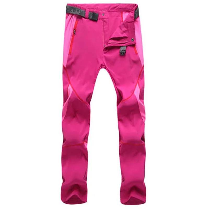rose pink Популярные летние ультра-тонкие быстросохнущие брюки-карго для мужчин и женщин водонепроницаемые дышащие брюки мужские мягкие спортивные треккинговые брюки - Цвет: rose pink
