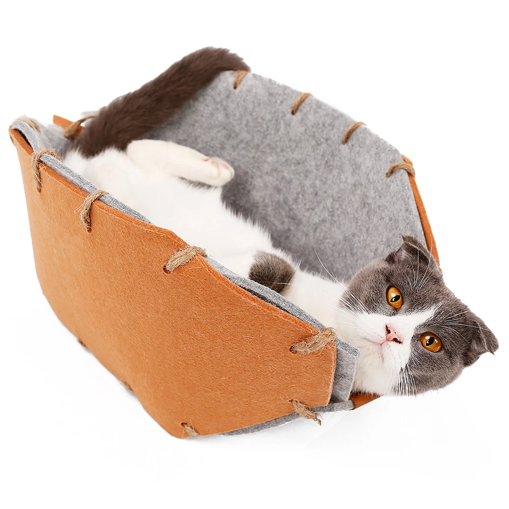 Домашняя кровать для кошек ручная работа натуральный Кот игровая комната