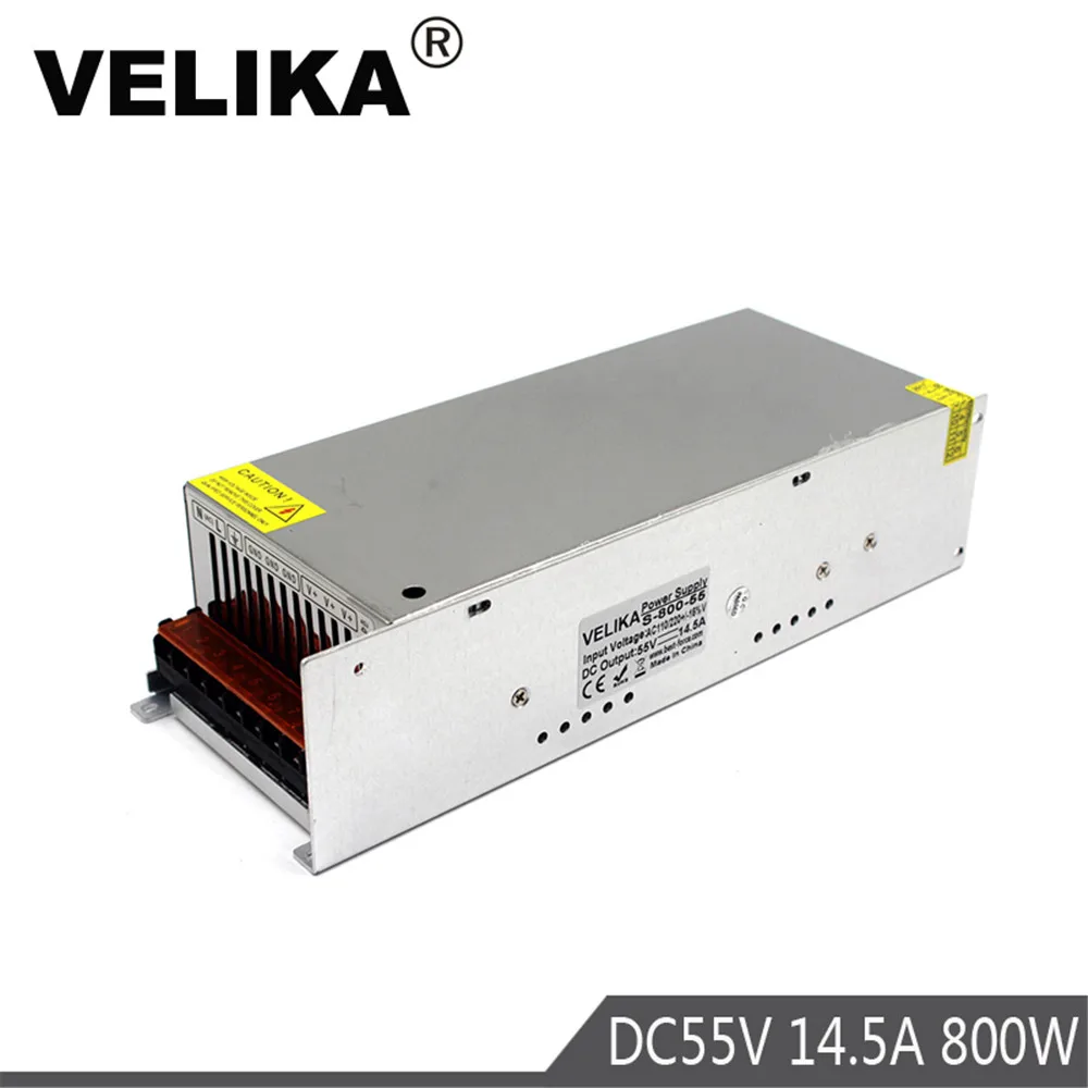 Одиночный выход 800 Вт 55 в А Импульсный источник питания переменного тока