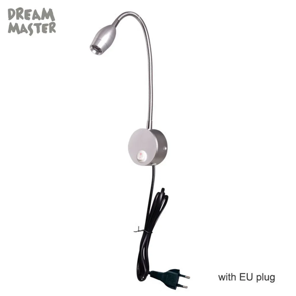 Новинка 2019 прикроватные лампы для чтения в спальню бра с вилкой европейского