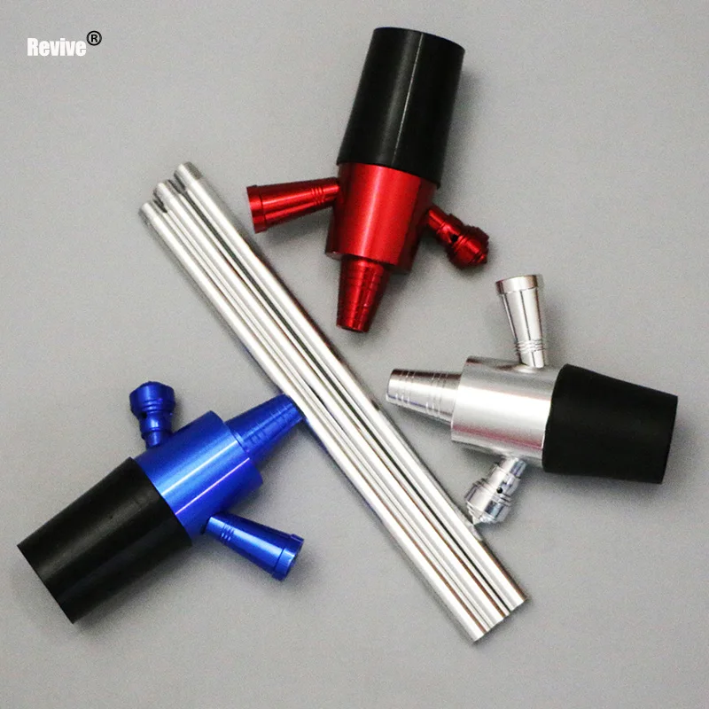 Возродить кальян стволовых narguile adapter kit труба алюминиевая воды аксессуары