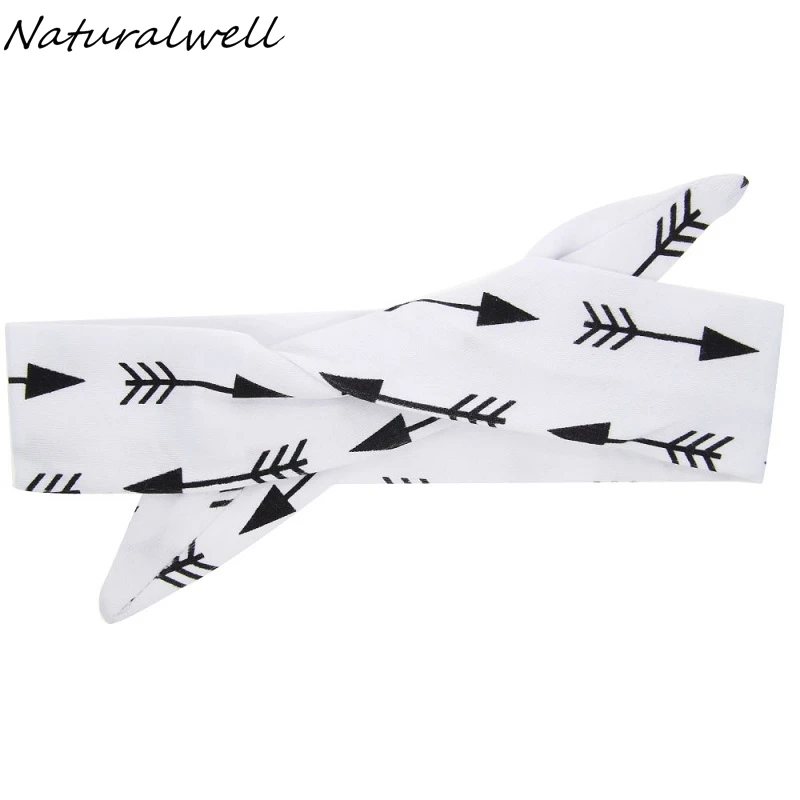 Naturalwell Baby Girls Dots Turban Child Knot Rabbit Ear Hairband Kids Headband Headwrap Newborn Hair Accessories HB525S | Детская