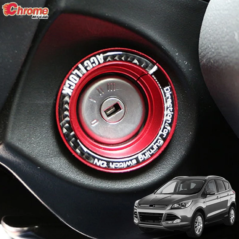 Переключатель отверстия зажигания для Ford ESCAP Kuga 2013 2014 2015 2016 2017 2018 круглая наклейка