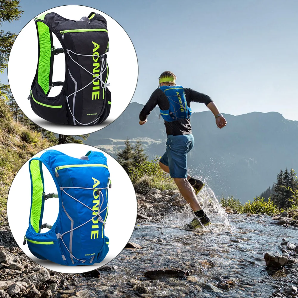 AONIJIE 10L рюкзак для бега mochila Trail гоночный гидратационный жилет для спорта на открытом воздухе, походов, бега гидратационный рюкзак, сумка для воды