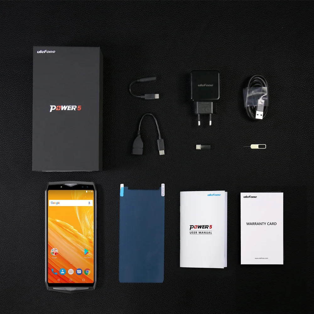 Ulefone power 5 13000 мАч 4G смартфон 6 0 &quotFHD MTK6763 Восьмиядерный Android 8 1 ГБ + 64 21 МП