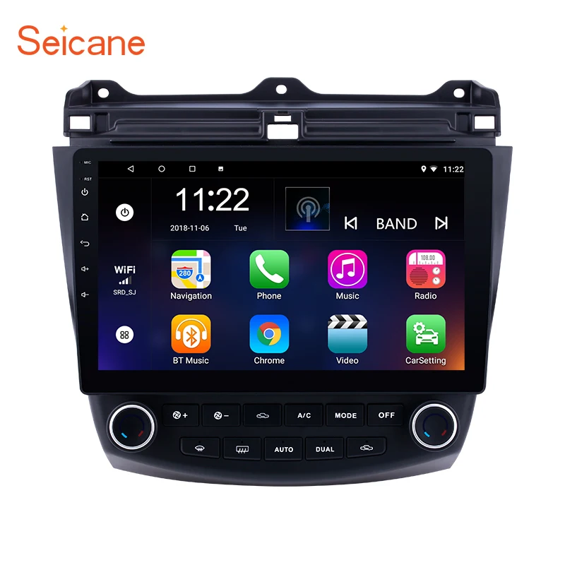 Seicane Android 10 0 1 дюймов 2DIN автомобильное головное устройство радио плеер GPS