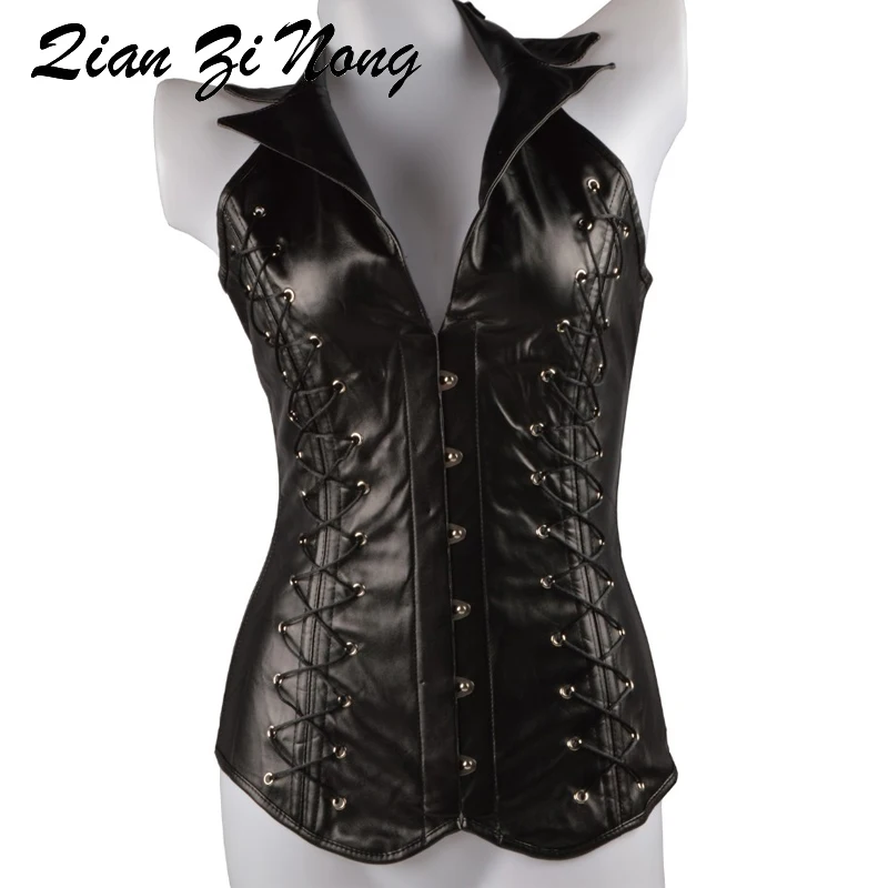 Corseentrenador Corse стимпанк сексуальные overbust armadura бюстье Ropa корсет Сексуальная кожаный