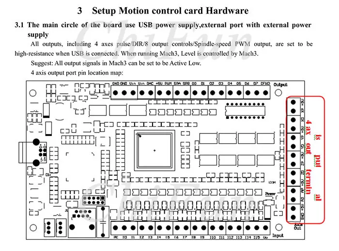 USB CNC Mach3 гравировальный станок, плата управления, фрезерный станок с ЧПУ, E-CUT, плата управления движением, 3 оси