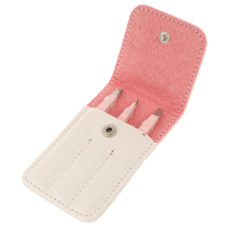 3 шт./компл. пинцет для бровей из нержавеющей стали наконечник/Наклонный