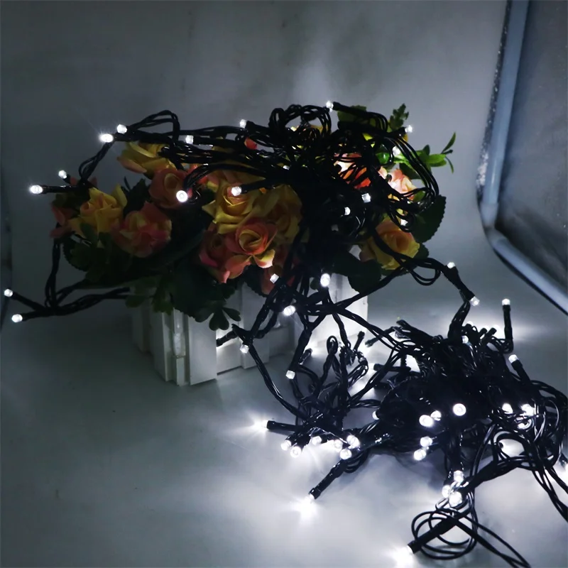 

SZYOUMY 3 Pack Solar Powered Fairy String Lights 10M 100 Leds 20M 200 Leds Outdoor Waterproof Party Holiday Lamp