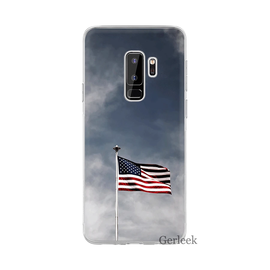 Desxz Американский чехол с флагом для Samsung Galaxy J1 J2 J3 J5 J7 J6 Prime Защитная крышка |