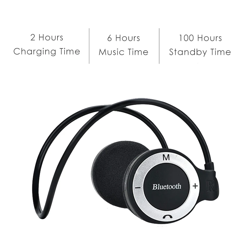 Шейные Спортивные Беспроводные Bluetooth наушники, стерео наушники, MP3 музыкальный плеер, гарнитура, TF карта, громкая связь, микрофон для iPhone, Xiaomi