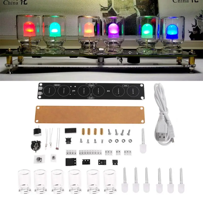 Творческий RGB цвет Φ 51 SCM DIY Электронный комплект красочная фотография|Детали и