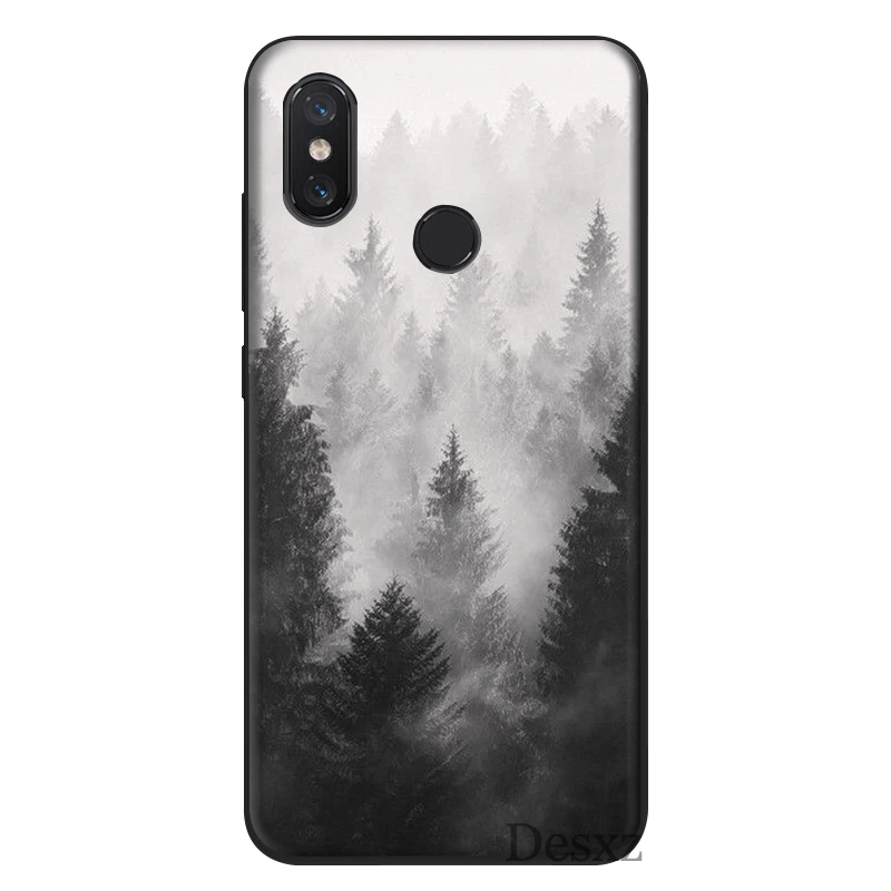 Силиконовый чехол для телефона Desxz Xiaomi Mi 6 8 9 10 9t cc9 E SE A1 2 Pro Lite горного пика Лесной