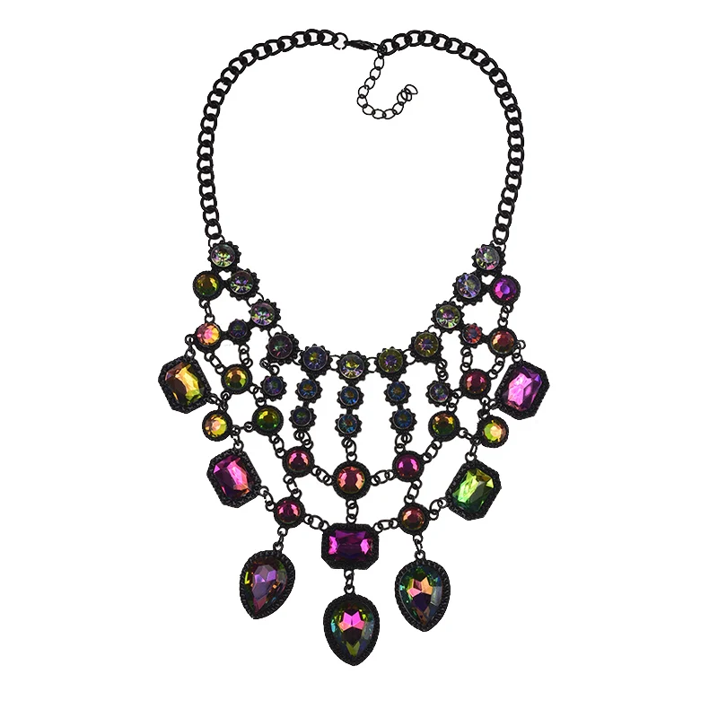 Women Luxury Multicolor Long Necklace Tassel Femme Vintage Maxi Statement Neckalce Pendant Beads Collier Fashion Jewelry | Украшения и