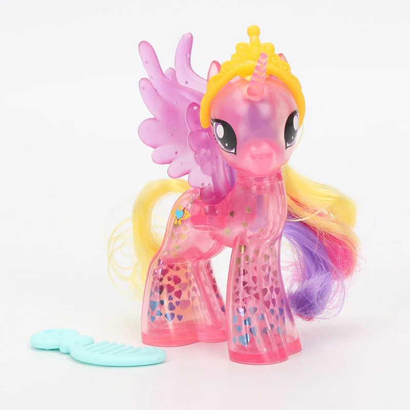 Игрушки My Little Pony из фильма принцесса каданс Селестия ПВХ фигурка дружба Волшебная Модель Кукла блеск Celrbration