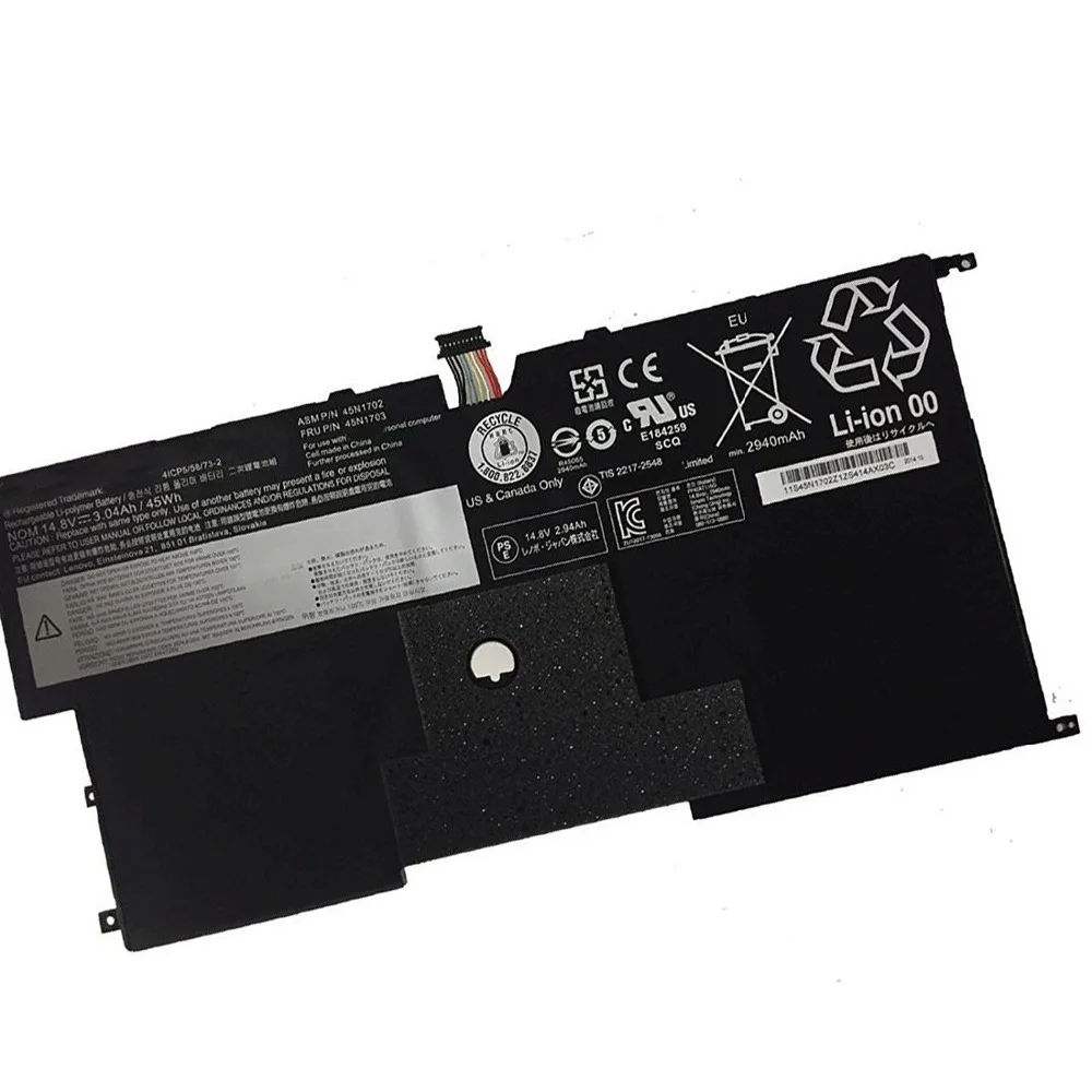 Аккумулятор для ноутбука Lenovo ThinkPad X1 Carbon Gen 2 20A7 20A8 14 8 в 45 Вт/ч | Электроника