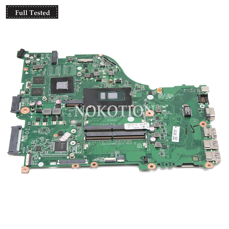 NOKOTION NBGD611005 NBGD6110056 DAZAAMB16E0 основная плата для acer Aspire E5 575G материнская ноутбука 940MX