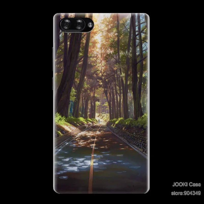JOOKI чехол Bluboo S1 чехол пластиковый защитный чехол s для Fundas Bluboo S1 Чехлы Прозрачная Тонкая задняя крышка милый розовый узор - Цвет: 1 piece Case