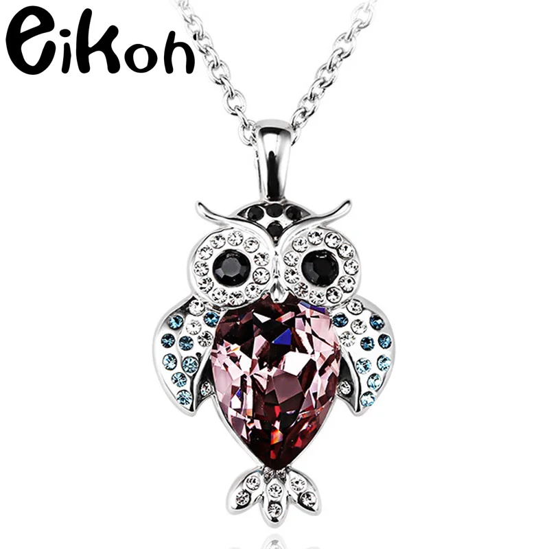 Eikoh Сова Ожерелье Ювелирные Изделия Аксессуар Белого Золота Цвет Boho Длинные