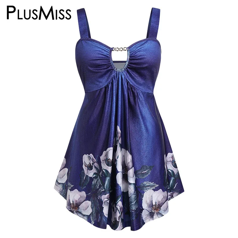 PlusMiss плюс размер 5XL с цветочным принтом, праздничные безрукавки, женские жилеты без рукавов большого размера, летняя одежда XXXXL XXXL XXL