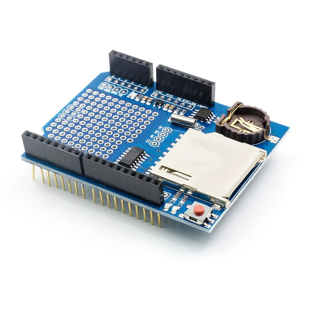 Новый модуль записи данных щит SD карта V1.0 для Arduino UNO | Электронные компоненты и