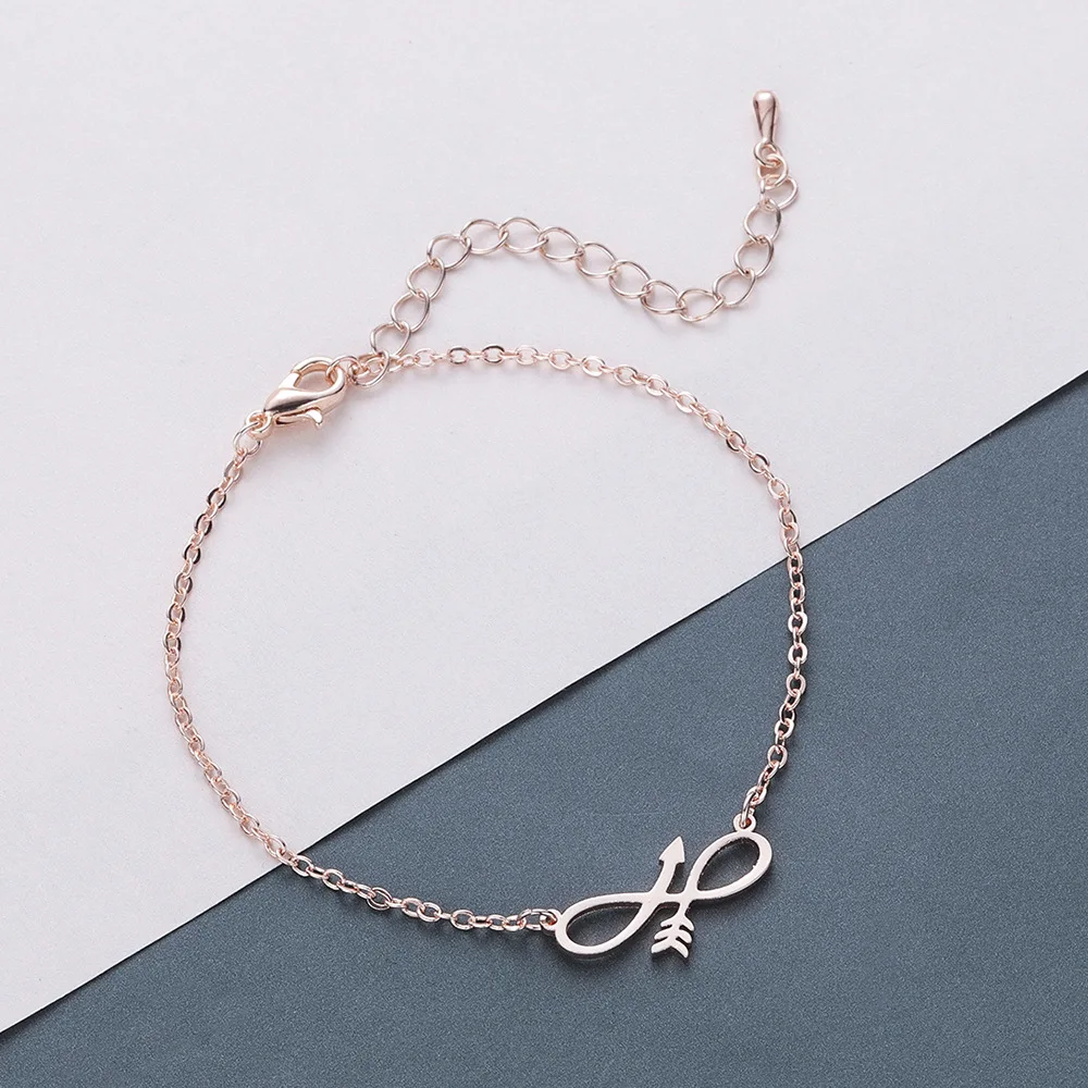 Creative Arrow Bracelet Stainless Steel Cute Number 8 Mother's Day Gift Gracias Regalo | Украшения и аксессуары