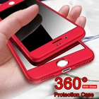 Чехол с полной защитой 360 градусов для iphone 7 8 6 6S Plus, чехлы для iphone X 10 5S 5 SE, чехол из поликарбоната для Samsung Galaxy S7 Edge S8 S9 Plus