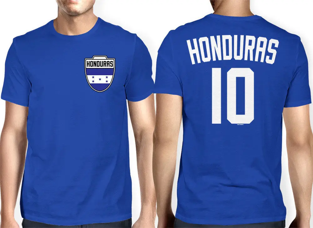 Новинка футболка из 2019 хлопка с коротким рукавом Ретро 100% принтом для Гондураса
