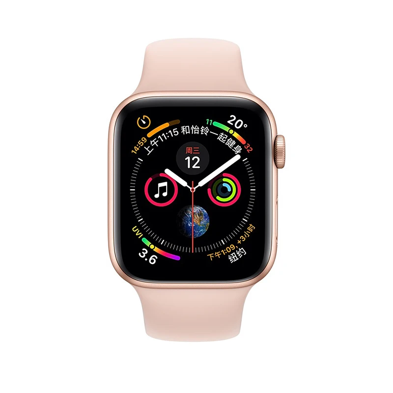 Apple Watch Series 4 алюминиевый корпус для плат с белым/черным/розовым спортивным