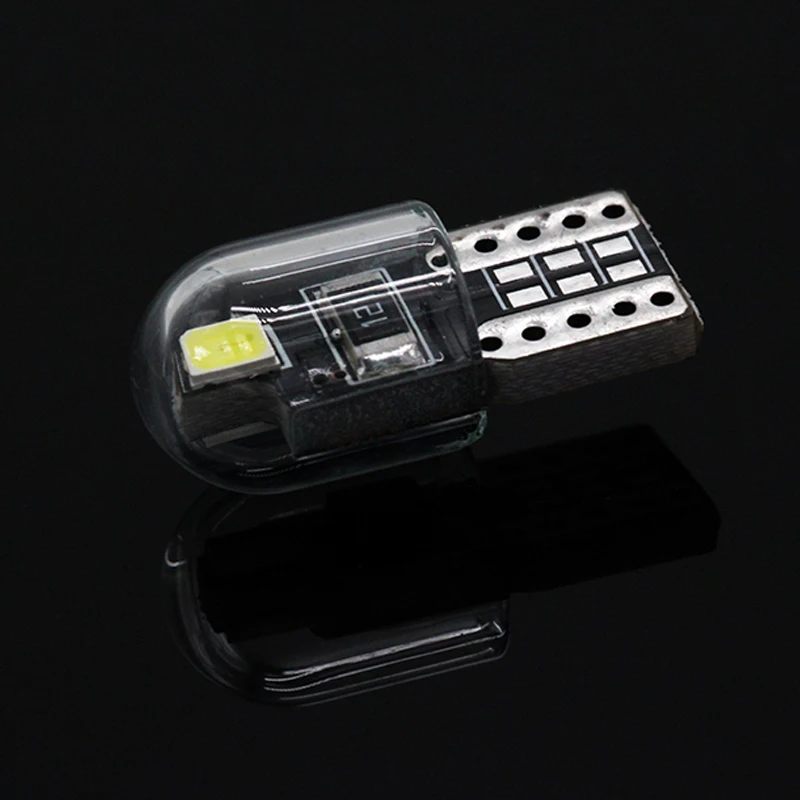SUNKIA 2 шт./лот T10 2SMD-3030 194 W5W LED COB автомобильный сверхъяркий сигнал габаритная ширина