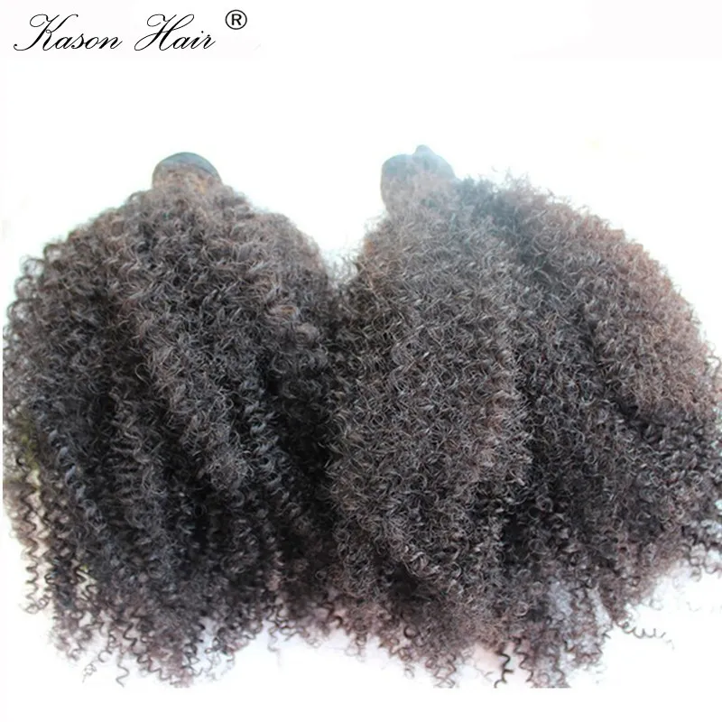 7A Brazilian Kinky Curly Virgin Hair 4 Bundles Afro Extensions Human Weaves |