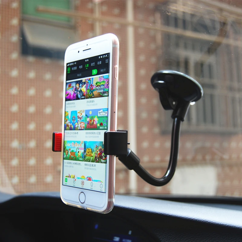 Вращающийся на 360 градусов Автомобильный держатель для телефона лобовое стекло