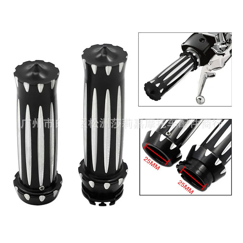 

25MM 1" vintage motorbike handle bar retro motorcycle grip for harley XL883 XL1200 48 cafe racer moto handlebar chrome black
