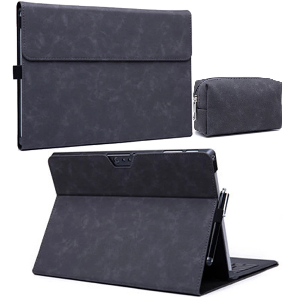 Роскошный чехол-книжка из искусственной кожи для Microsoft Surface pro 7 6 5 4 3 X планшета Go Go2