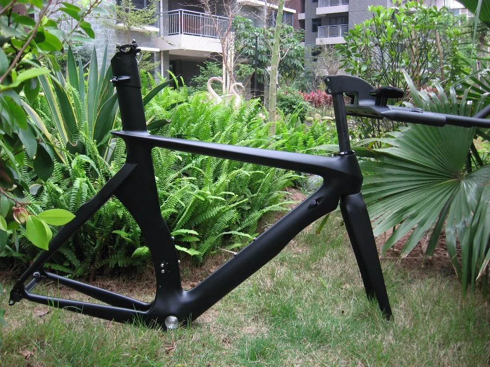 

New Arrival ! Free Shipping ! Aero TT Carbon Bike Frame+Aero Bar