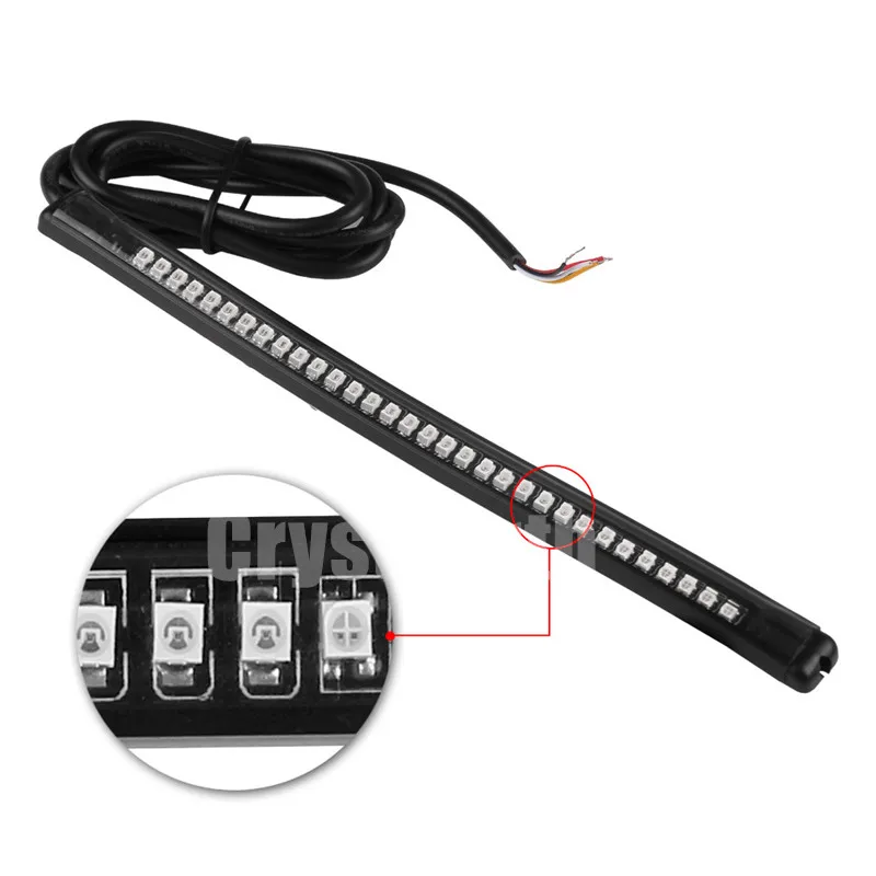 4 шт./компл. Универсальный гибкий 32LED мотоциклетные Высокая Низкая луч света