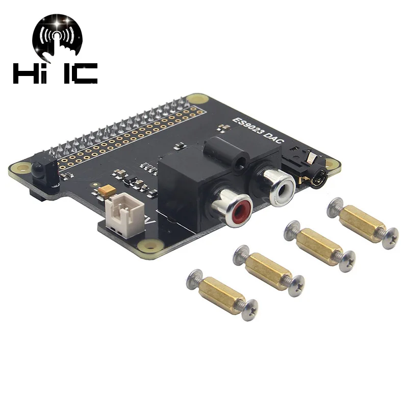 Малина Pi HIFI Sabre стерео аудио ЦАП ESS ES9023 Плата расширения для Raspberry 3 Модель B +/3B /2B/B