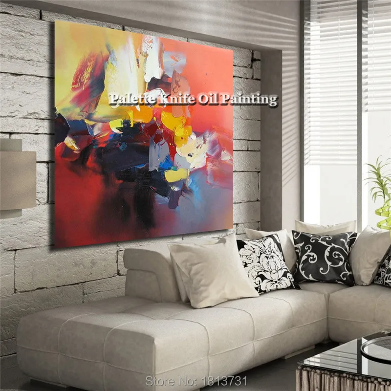 Ручная роспись холст картины маслом работа настенные для Гостиная Современные