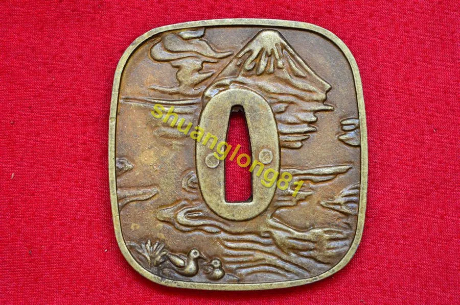 Very Nice Strong High Quality Japanese Alloy Guard Tsuba For Samurai Katana Sword Knife Wakizashi W Warrior |