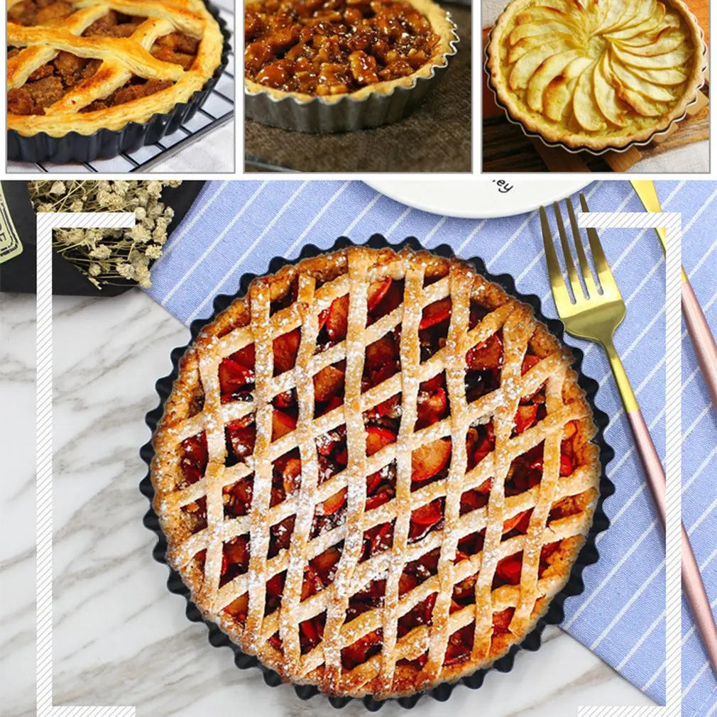 Большой средний и маленький алюминиевый португальский яйцо Tart модель торт форма