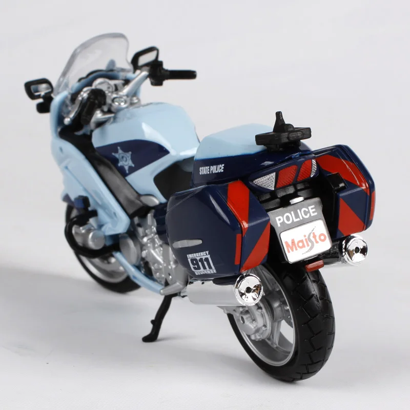 Maisto 1:18 Yamaha fjr 1300j Белый Синий Черный мотоцикл литье под давлением для полиции