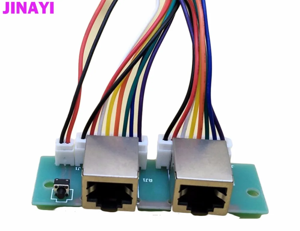 10 шт. POE двойной сетевой RJ45 разъем беспроводной мост плата адаптера AP соединитель