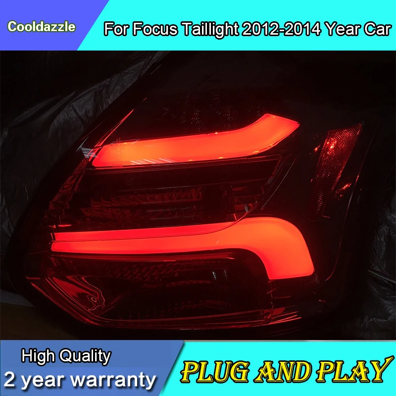 Стайлинга автомобилей чехол для Ford фокусировки задних сигнальных огней 2012 2013 2014
