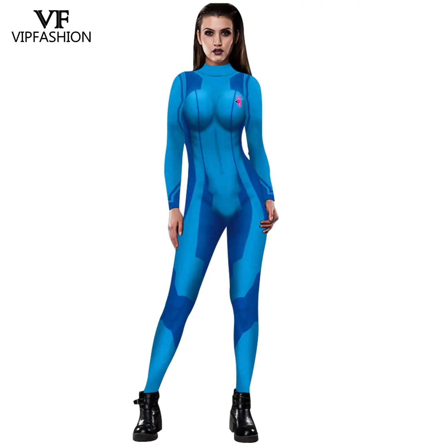 VIP модные Metroid Самус Аран игровой костюм героя косплэй женский Fate Zero боди Мощность