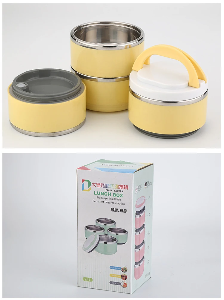 Portable Lunch Box Bento Box Stainless Insulation Lunchbox Kid Food Thermal Container Picnic Leak-Proof Case Snack Box